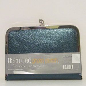 Bejeweled Photo Clutch Blue Magic